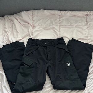 Spyder Kid’s Black Snow Pants